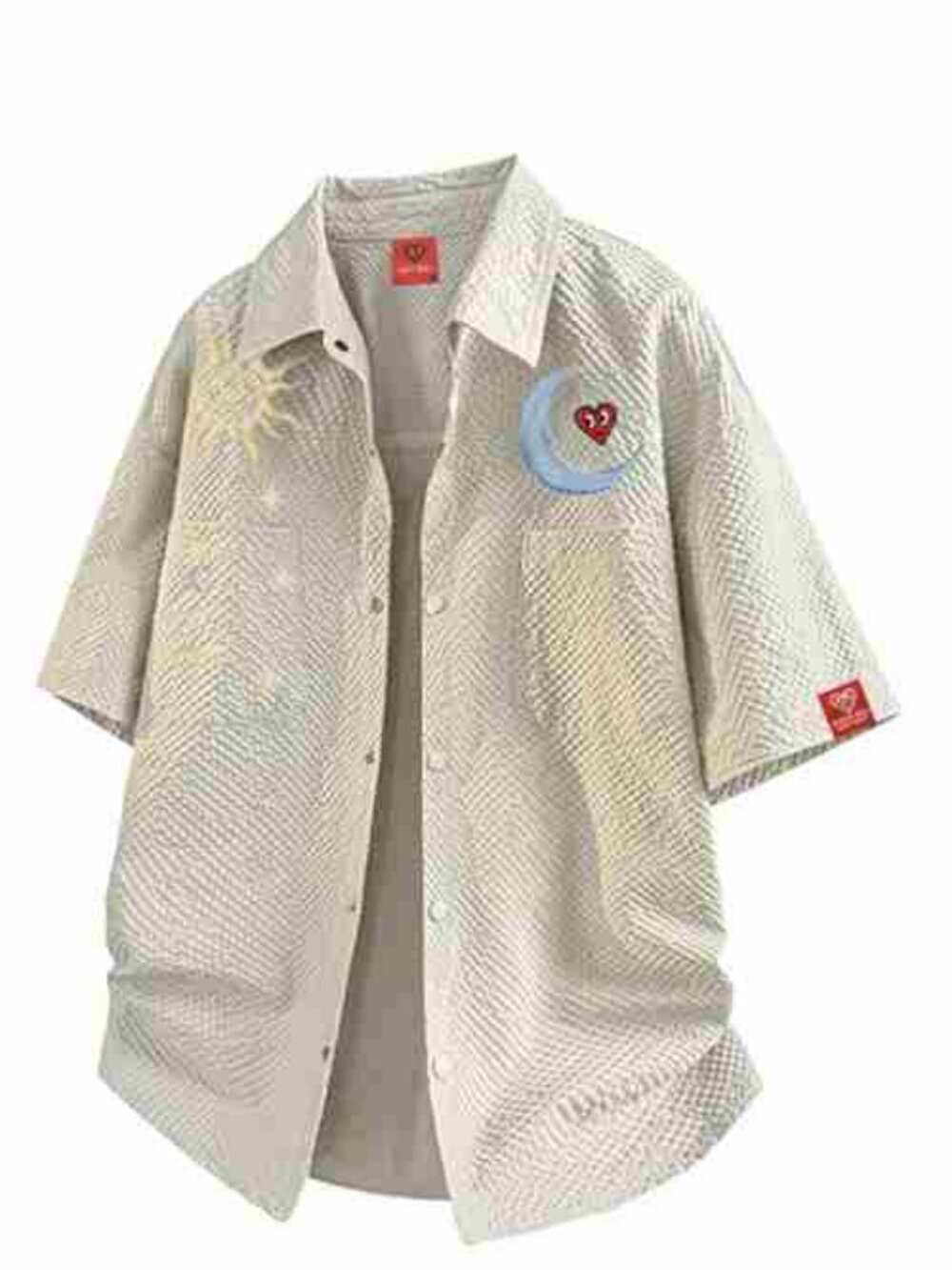 Sun Moon Textured Shirt